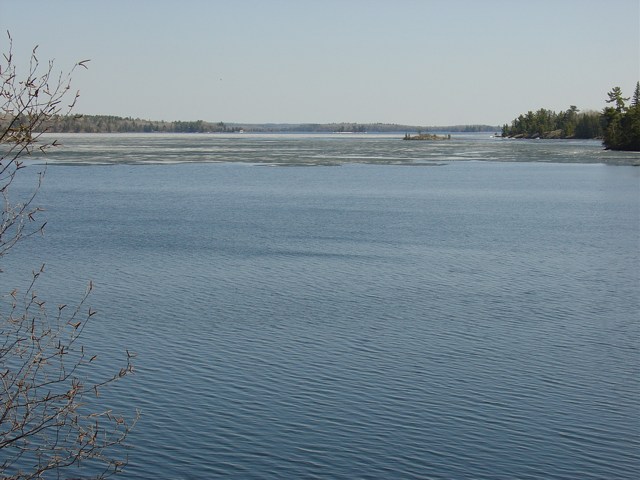 A little bit of ice left to the east